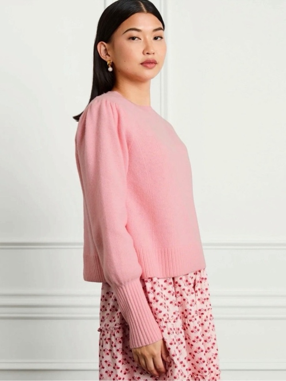 Hill House Candy Pink Merino Wool Sylvie Sweater XXL